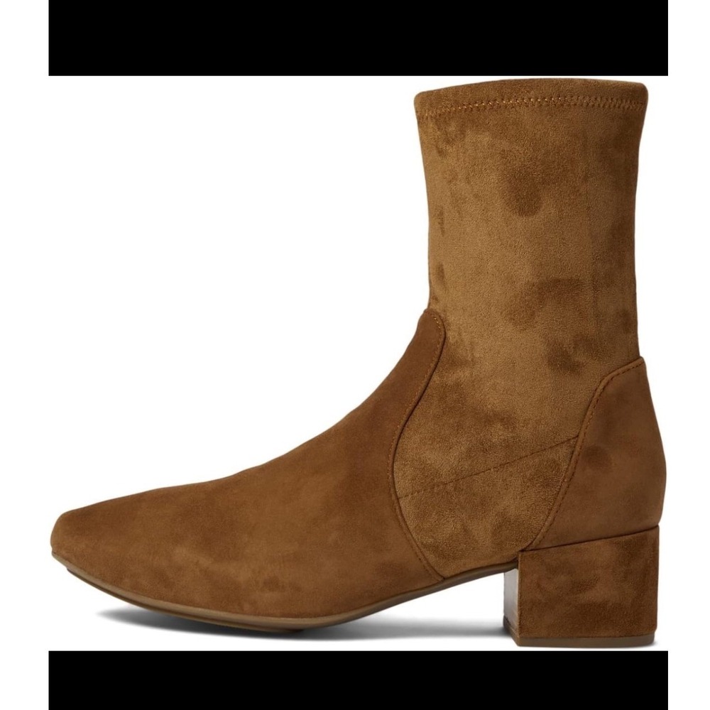 Gentle Souls Kenneth Cole Eliza Cognac Brown Water Resistant Suede Boots 9 - Picture 12 of 12